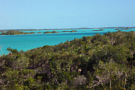 turquoise waters of the chalk sound in turks and caicos